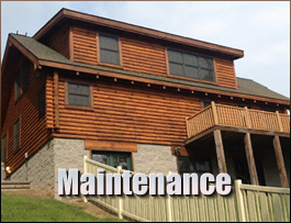  Mc Farlan, North Carolina Log Home Maintenance